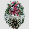 Coronas de flores para tanatorio